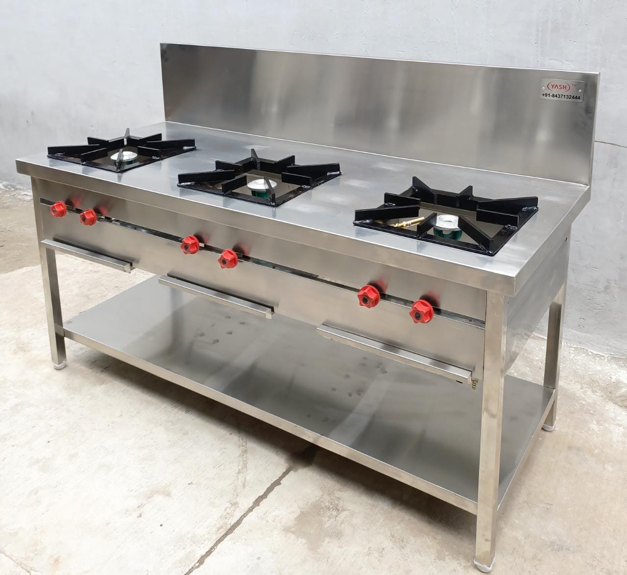 Indian Cooking Range Three Burner