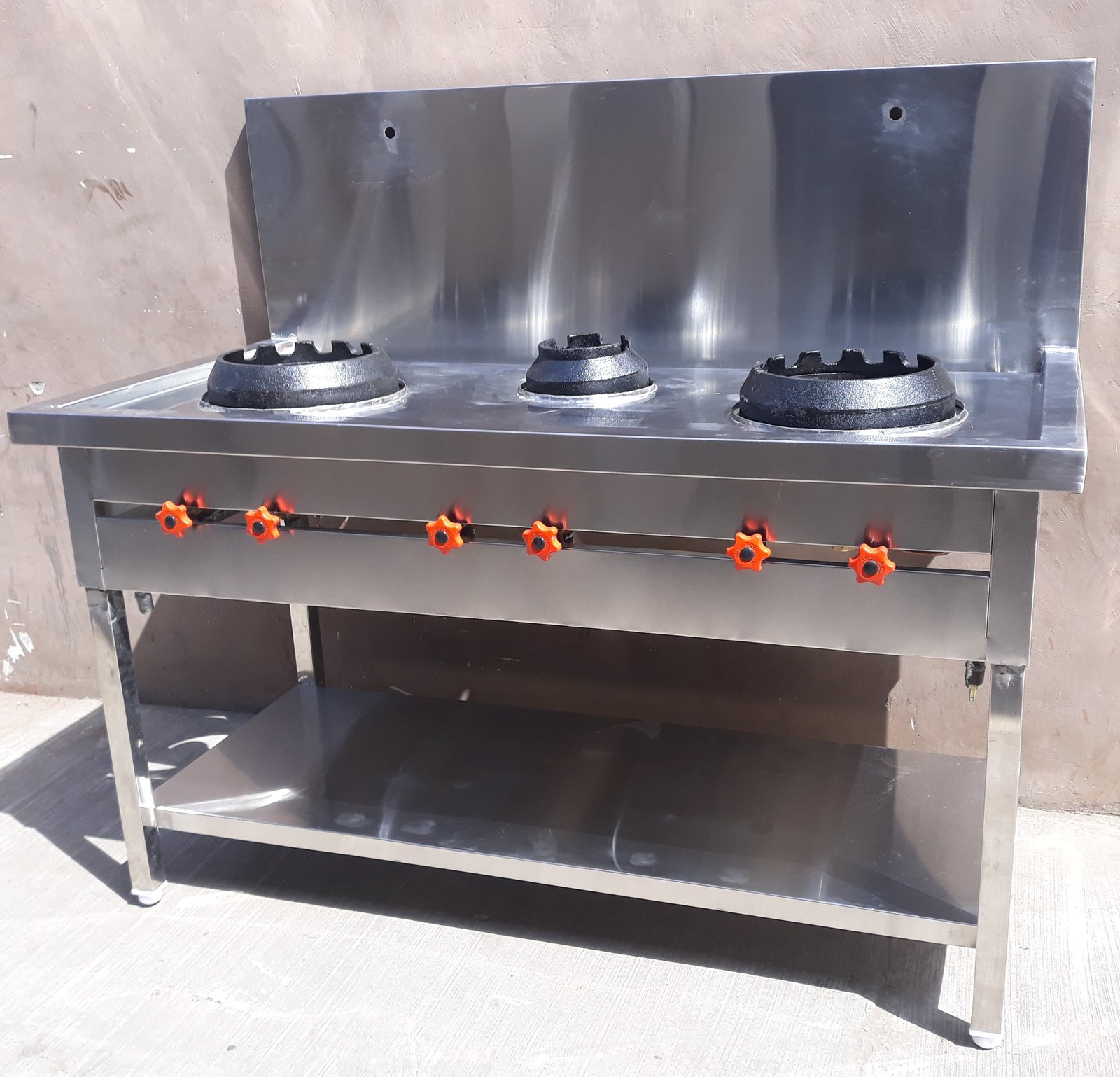 Chinese Cooking Range Three Burner