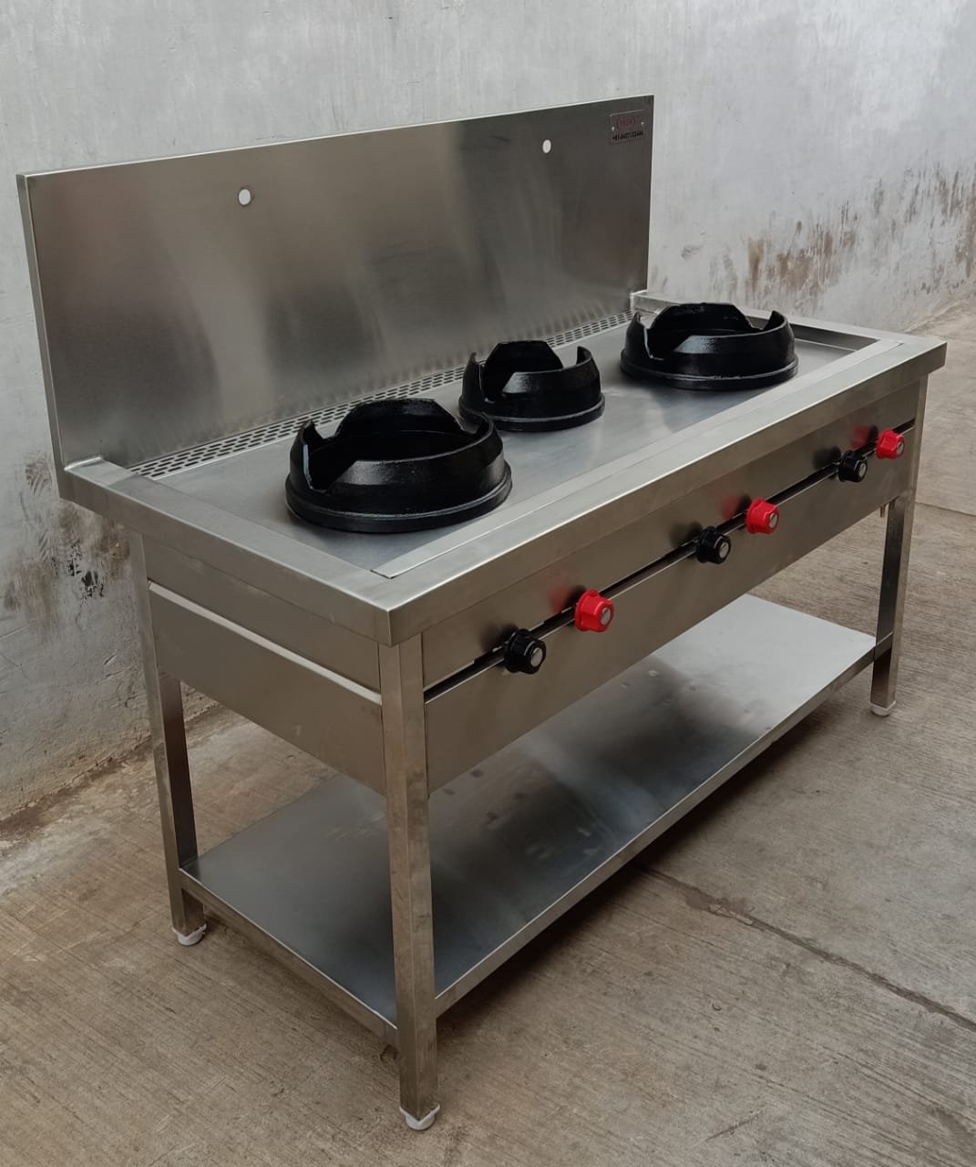 Chinese Cooking Range Three Burner