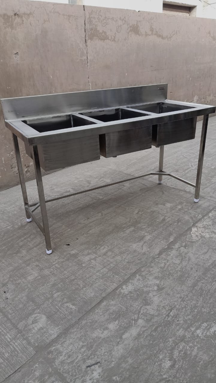 Three Unit Sink