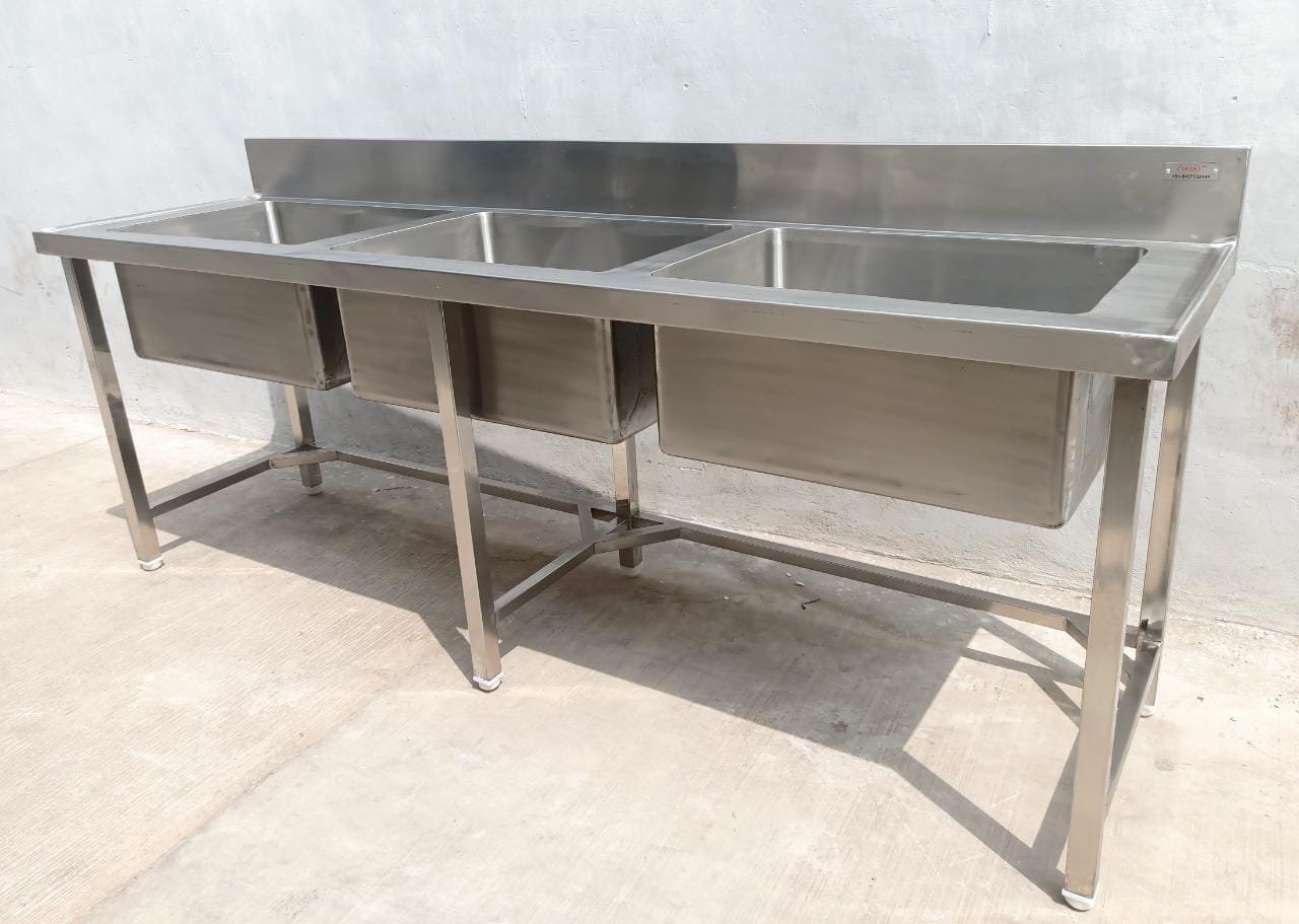 Three Unit Sink